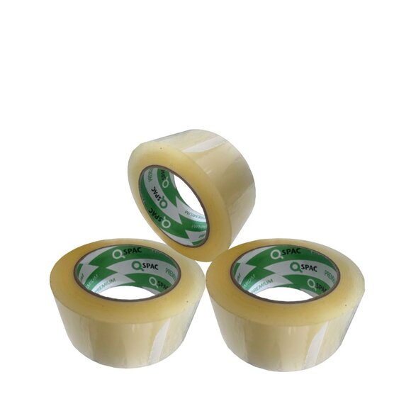 Starter Pack: 3 Rolls Clear Packing Tape for Shipping, Moving Home & Office Use - Picture 3 of 6